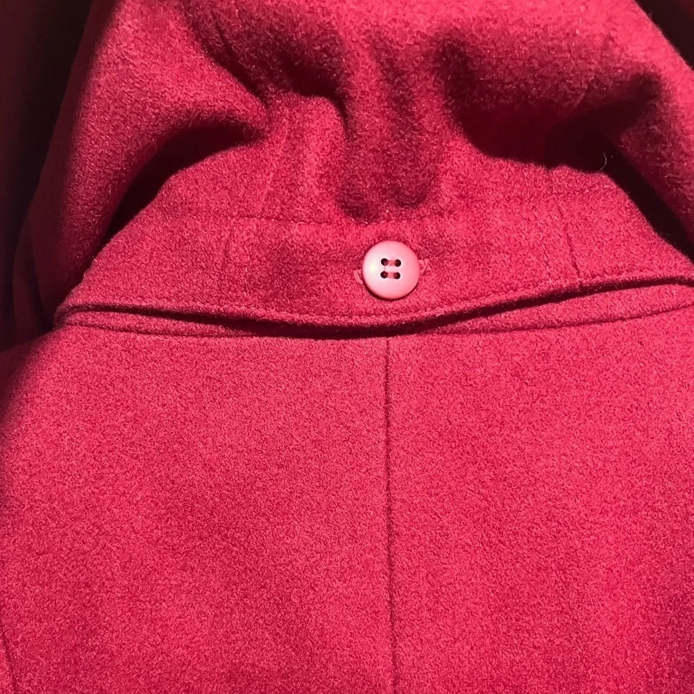 Cranberry red Calvin Klein coat - Picture 5 of 8
